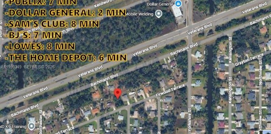 Terreno en Port Charlotte, Florida № 2158381