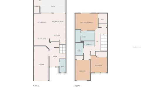 Townhouse in Saint Petersburg, Florida 3 bedrooms, 124.77 sq.m. № 1919281 - photo 2