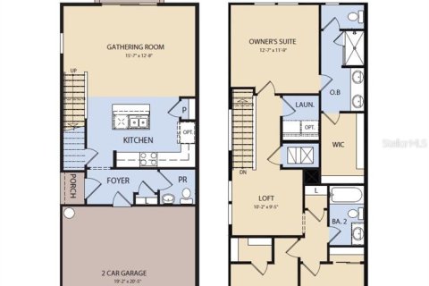 Townhouse in DeLand, Florida 3 bedrooms, 154.12 sq.m. № 2399526 - photo 2