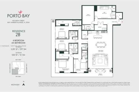 Купить кондоминиум в Бей-Харбор-Айлендс, Флорида 4 спальни, 297.38м2, № 2047567 - фото 2