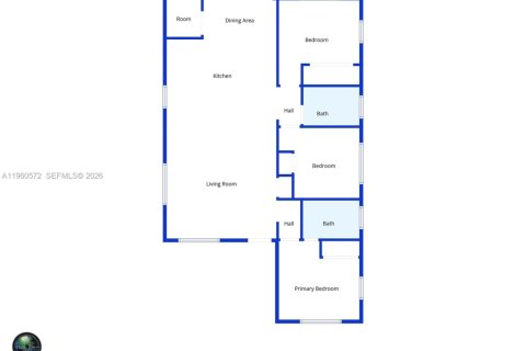 House in Hallandale Beach, Florida 3 bedrooms, 117.99 sq.m. № 2021971 - photo 25