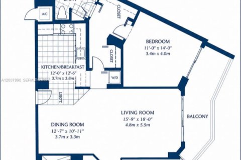 Copropriété à vendre à Aventura, Floride: 2 chambres, 109.9 m2 № 2072851 - photo 3