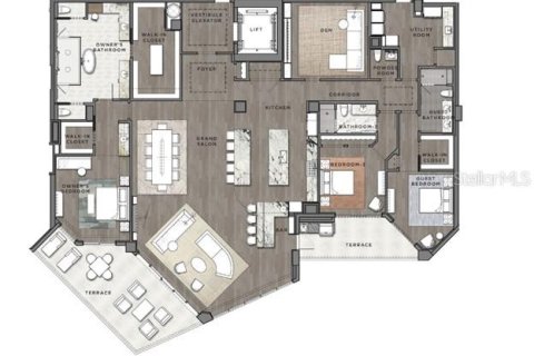 Condominio en venta en Sarasota, Florida, 3 dormitorios, 379.13 m2 № 2150162 - foto 25