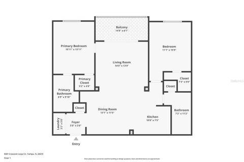Condo in Tampa, Florida, 2 bedrooms  № 1854721 - photo 22
