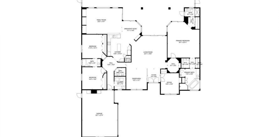 House in Palm City, Florida 3 bedrooms, 279.54 sq.m. № 1038406