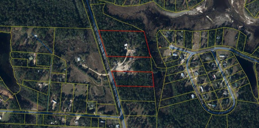 Terreno en De Funiak Springs, Florida № 590270