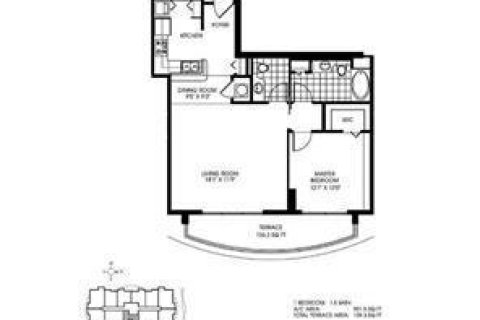 Copropriété à louer à Miami, Floride: 1 chambre, 83.8 m2 № 2352638 - photo 14