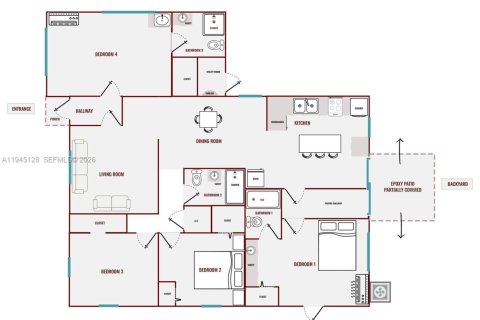 Casa en venta en North Miami, Florida, 4 dormitorios, 141.3 m2 № 2001663 - foto 26