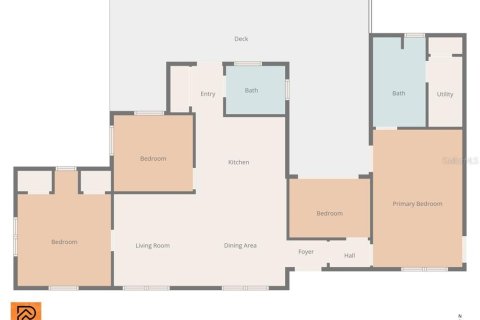 Купить виллу или дом в Трежер-Айленд, Флорида 3 комнаты, 115.76м2, № 2142071 - фото 21