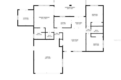 House in Homosassa, Florida 3 bedrooms, 126.07 sq.m. № 1815775 - photo 10
