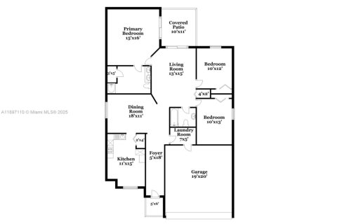 Снять в аренду виллу или дом в Юпитер, Флорида 3 спальни, 125.51м2, № 1948571 - фото 16