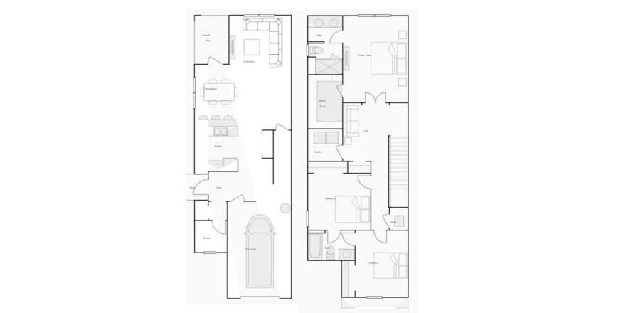 Townhouse in BELMONT in Ruskin, Florida 3 bedrooms, 166 sq.m. № 67036