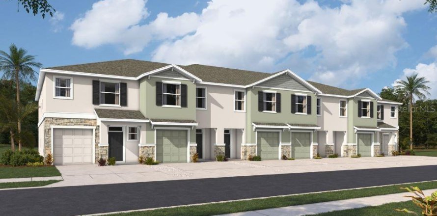 Townhouse in Tampa, Florida 3 bedrooms, 155.43 sq.m. № 2218858