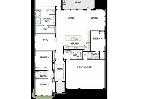 House floor plan «House», 4 bedrooms in Carmela