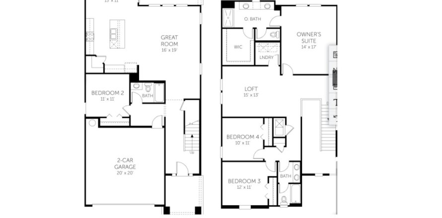 House floor plan «House», 4 bedrooms in Dunns Crossing