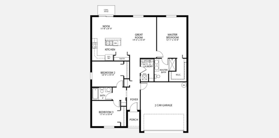 Touwnhouse à PORT CHARLOTTE à Port Charlotte, Floride 3 chambres, 134 m2 № 142225