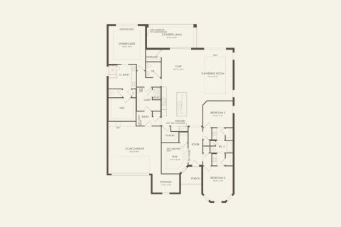Townhouse floor plan «248SQM REVERENCE», 3 bedrooms in AVONDALE AT AVENIR