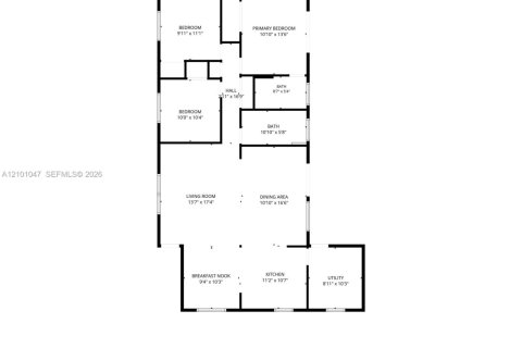 House in Miami Gardens, Florida 3 bedrooms, 126.72 sq.m. № 2401329 - photo 17