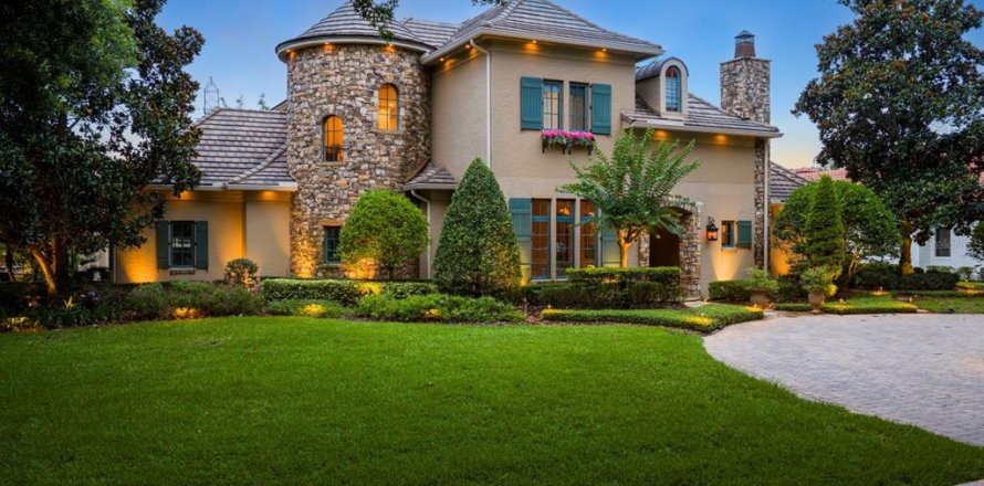House in Windermere, Florida 5 bedrooms, 551.28 sq.m. № 1778903