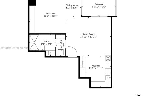 Copropriété à vendre à Miami, Floride: 1 chambre, 67.63 m2 № 2045147 - photo 5