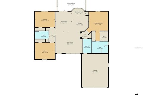 House in Ocala, Florida 3 bedrooms, 156.91 sq.m. № 2232319 - photo 28