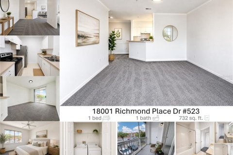 Condominio en alquiler en Tampa, Florida, 1 dormitorio, 68 m2 № 2142645 - foto 2