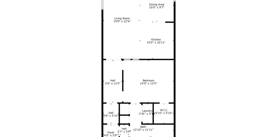Condo in Saint Petersburg, Florida, 1 bedroom  № 1650942