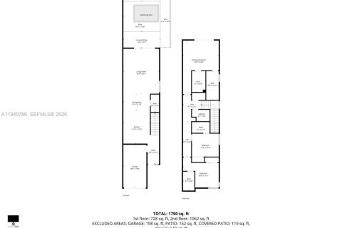 Adosado en venta en Miami, Florida, 3 dormitorios, 205.78 m2 № 2000419 - foto 23