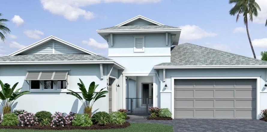 Villa ou maison à Robins Cove at Epperson by Biscayne Homes à Wesley Chapel, Floride 3 pièces, 200 m2 № 373531