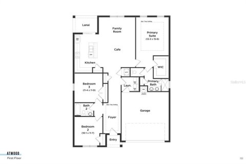 House in Lake Hamilton, Florida 3 bedrooms, 148.46 sq.m. № 1675395 - photo 12