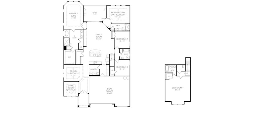House in Beacon Lake by Dream Finder Homes in Saint Augustine, Florida 4 bedrooms, 305 sq.m. № 453627