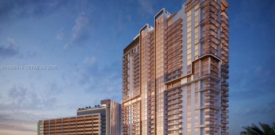 Кондоминиум с 1 спальней в Норт-Бей-Виллидж, Флорида № 2060961