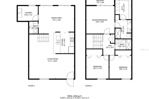 Townhouse in Wesley Chapel, Florida 3 bedrooms, 156.82 sq.m. № 1733364 - photo 4