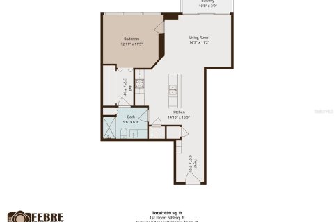 Copropriété à vendre à Tampa, Floride: 1 chambre, 66.33 m2 № 2210186 - photo 23