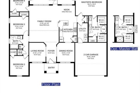 Villa ou maison à vendre à Ocala, Floride: 4 chambres, 199.83 m2 № 2415079 - photo 2