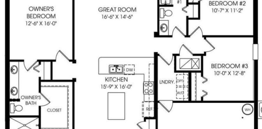 House in Fort Pierce, Florida 3 bedrooms, 170.57 sq.m. № 1173138