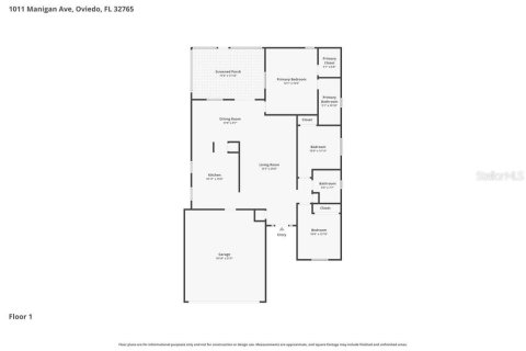 Villa ou maison à louer à Oviedo, Floride: 3 chambres, 123 m2 № 2092039 - photo 2