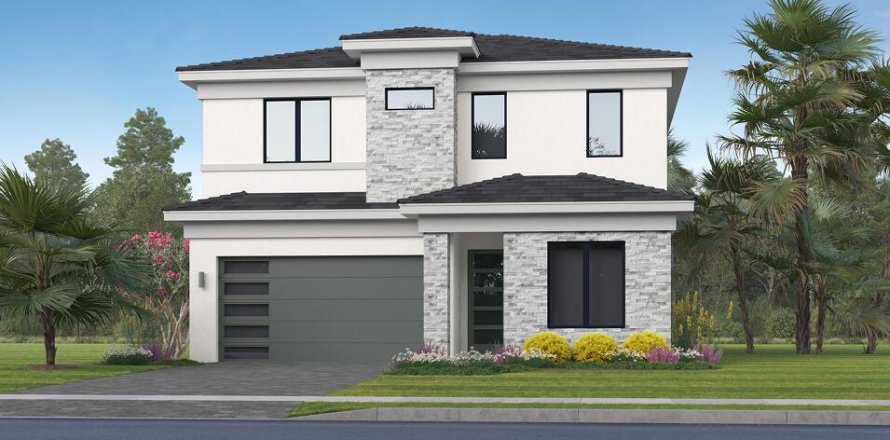 House in Wellington, Florida 4 bedrooms, 257.71 sq.m. № 2168547