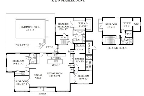 Casa en venta en West Palm Beach, Florida, 4 dormitorios, 280.29 m2 № 976626 - foto 1