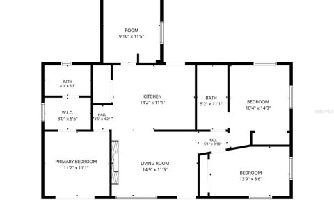 House in Port Richey, Florida 4 bedrooms, 111.48 sq.m. № 2386640 - photo 20