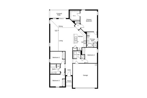 Townhouse floor plan «185SQM 647», 4 bedrooms in GRAMERCY FARMS