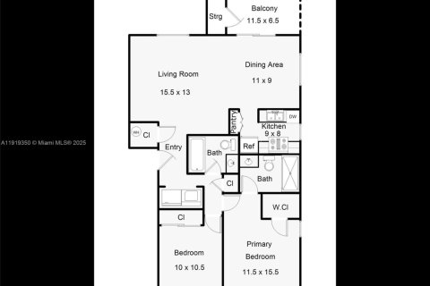 Снять в аренду кондоминиум в Корал-Спрингс, Флорида 2 спальни, 84.54м2, № 1974427 - фото 5