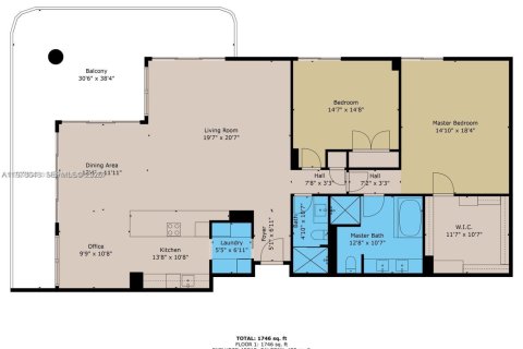 Купить кондоминиум в Авентура, Флорида 2 спальни, 176.61м2, № 2044527 - фото 20