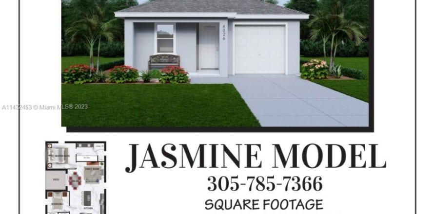 House in Fort Myers, Florida 4 bedrooms, 145.48 sq.m. № 657686