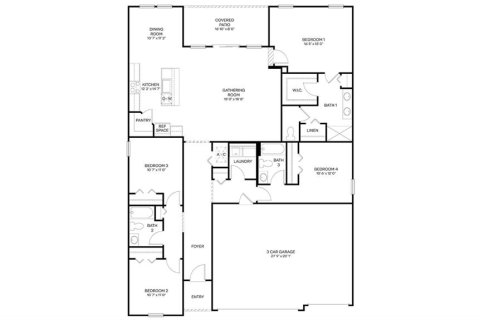 House in Palm Coast, Florida 4 bedrooms, 184.6 sq.m. № 2104709 - photo 2