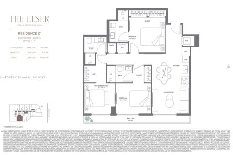 Condo in Miami, Florida, 3 bedrooms  № 2035627 - photo 22