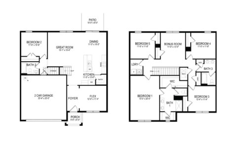 House floor plan «House», 5 bedrooms in Bella Lago