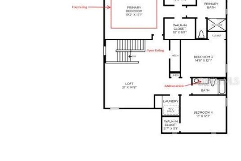 Купить виллу или дом в Апопка, Флорида 10 комнат, 290.13м2, № 1808456 - фото 4