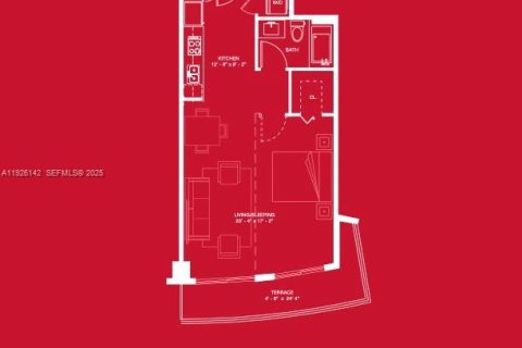 Купить кондоминиум в Майами, Флорида 49.33м2, № 1990264 - фото 12