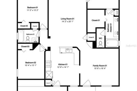 House in Brandon, Florida 3 bedrooms, 141.86 sq.m. № 1846912 - photo 28